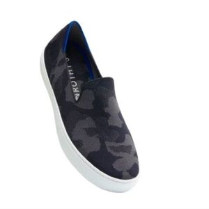 Rothy's The Original Slip On Sneaker - gray/black camo